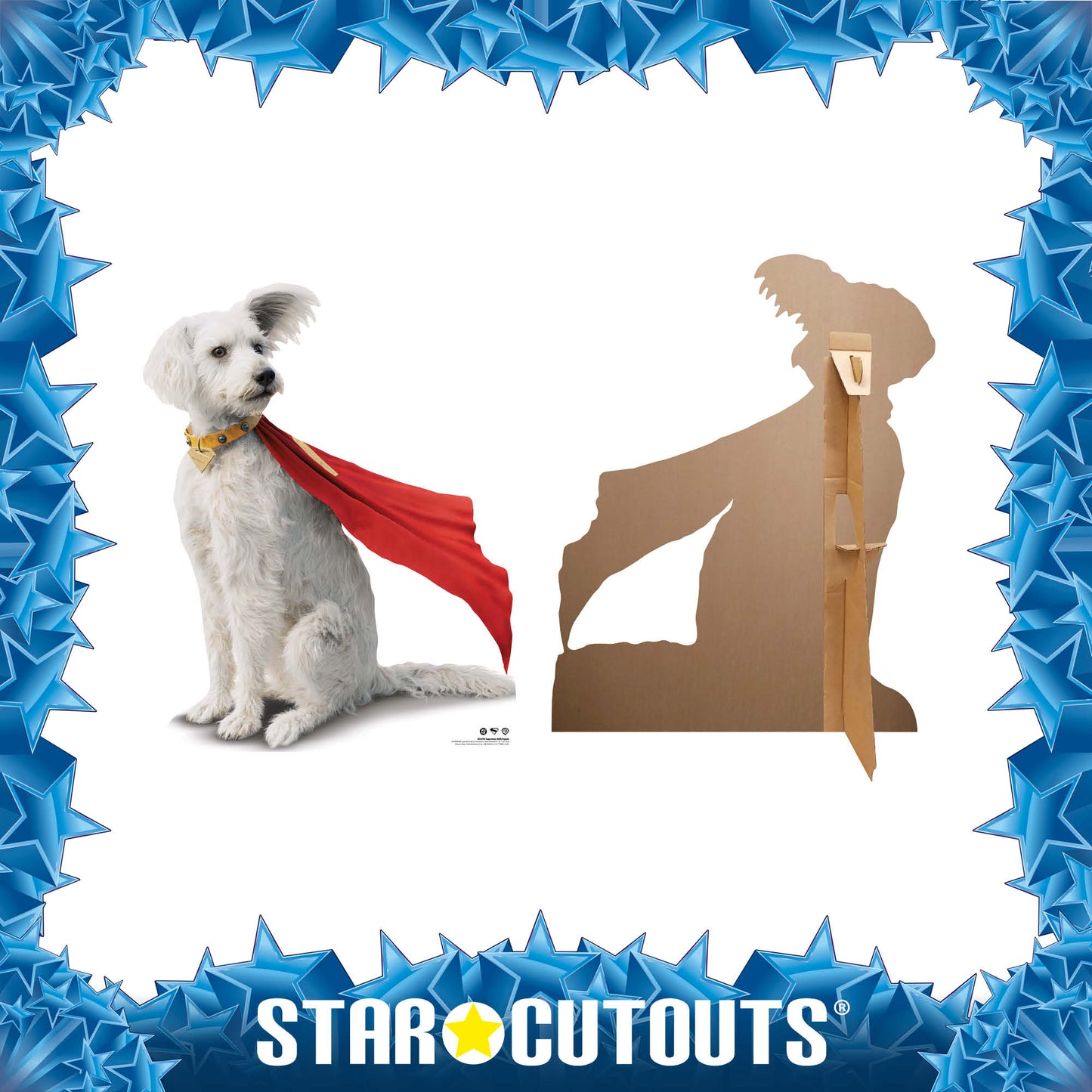 Superman 2025 Movie Krypto Cardboard Cut Out Height 94cm