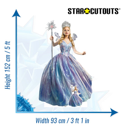 Wicked Glinda Cardboard Cut Out Height 152cm