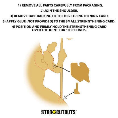 Wicked Glinda Cardboard Cut Out Height 152cm