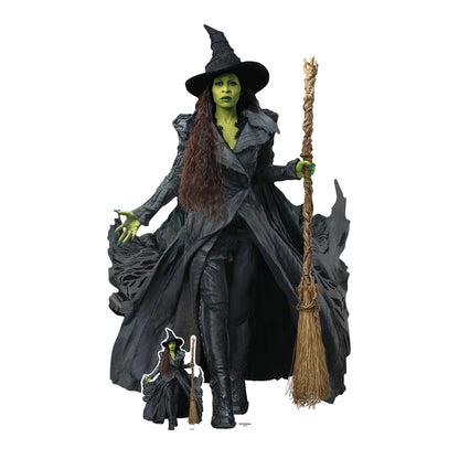 Green Witch Elphaba Cutout Wicked Cardboard Cut Out Height 159cm