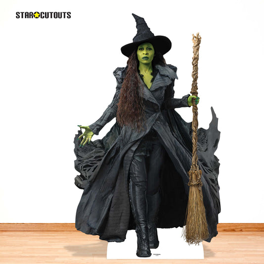 Green Witch Elphaba Cutout Wicked Cardboard Cut Out Height 159cm