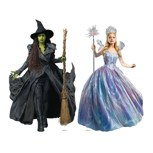 Wicked Glinda Elphaba Table Party Decoration Mini Cardboard Cut Out Height 32cm