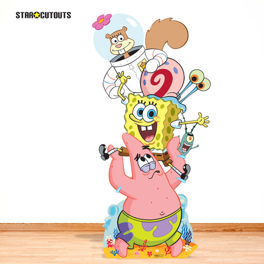 SpongeBob Cardboard Cutout with Friends Height 185cm
