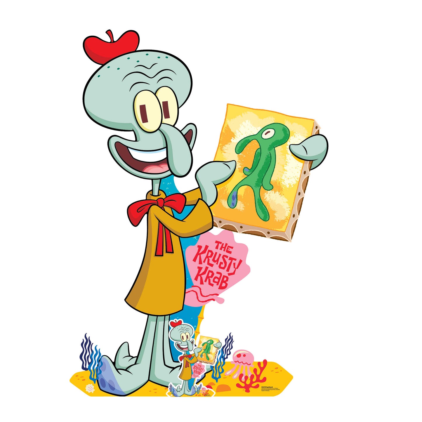 Squidward Cardboard Cutout Height 135cm