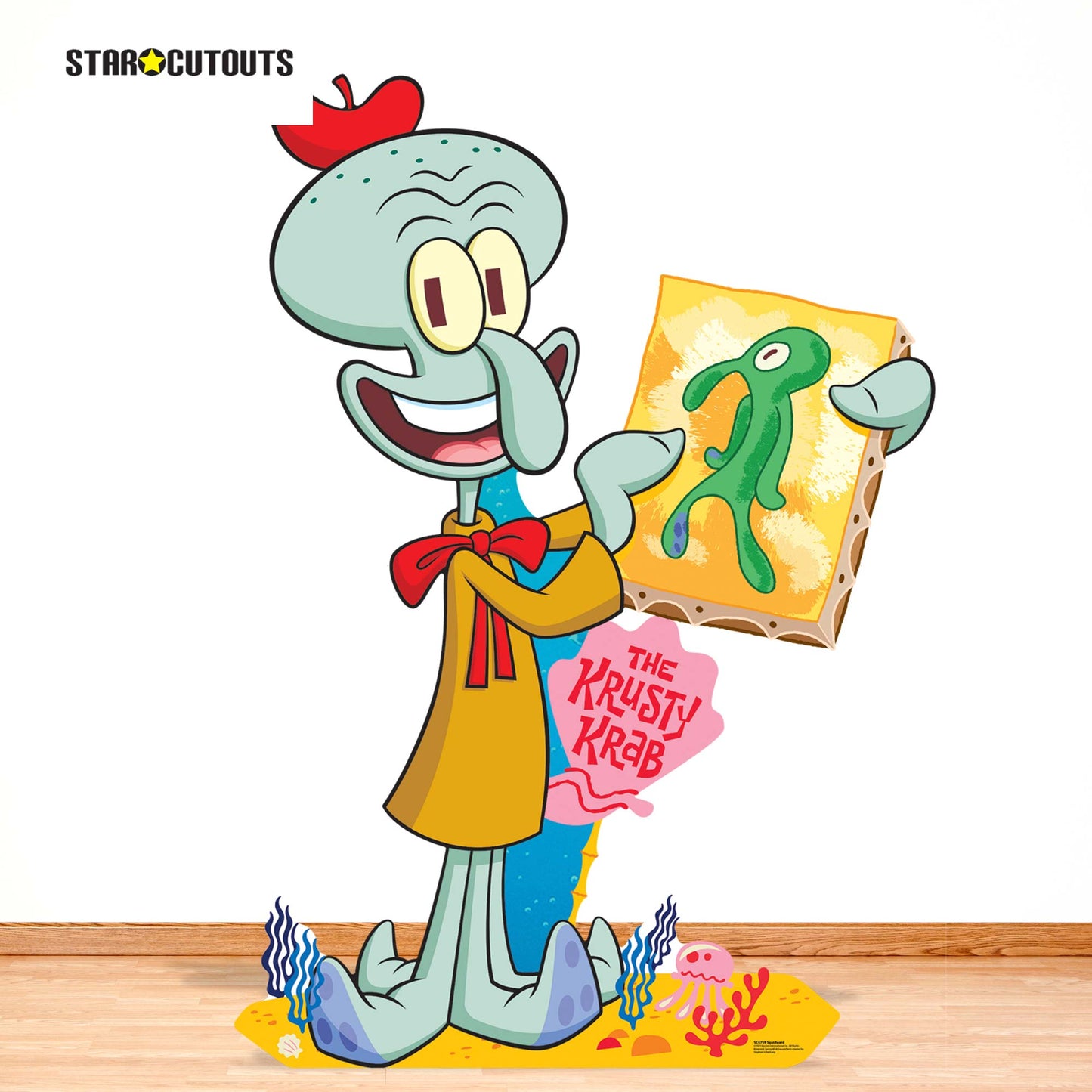 Squidward Cardboard Cutout Height 135cm