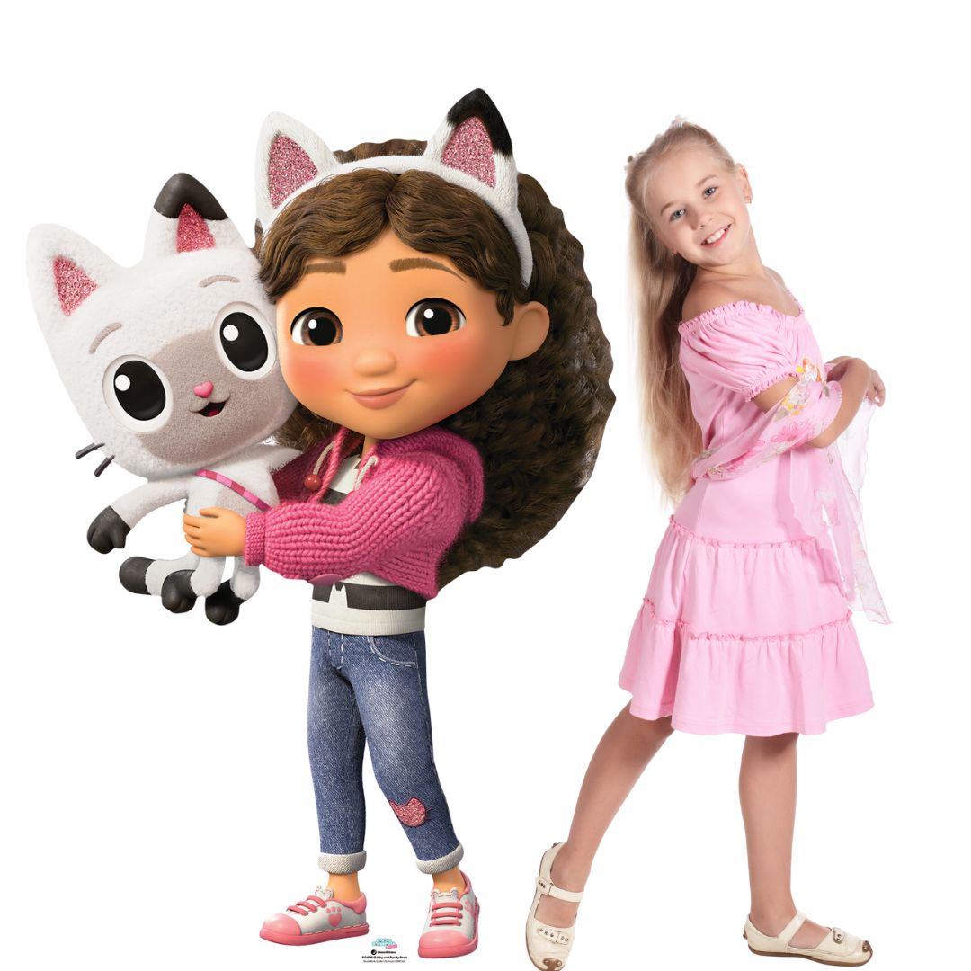 Gabby & Pandy Paws Gabby's Dollhouse Cardboard Cutout Height 136cm