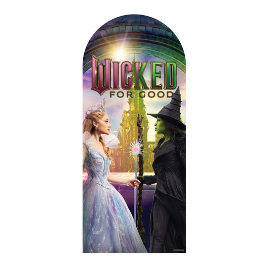 Wicked Cardboard Backdop For Good Glinda Elphaba Emerald City Height 185cm