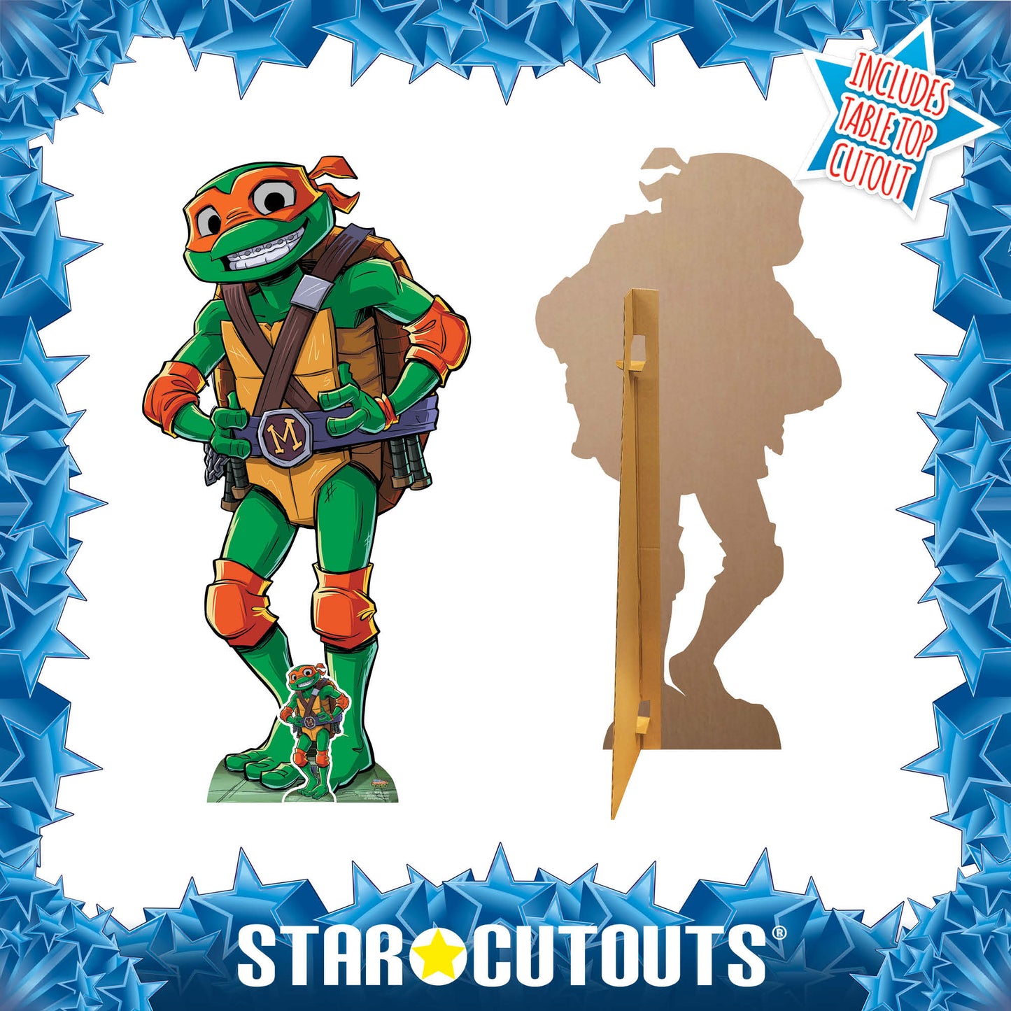 Michelangelo Ninja Turtles Medium Cardboard Cutout Height 133cm