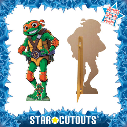 Michelangelo Ninja Turtles Medium Cardboard Cutout Height 133cm