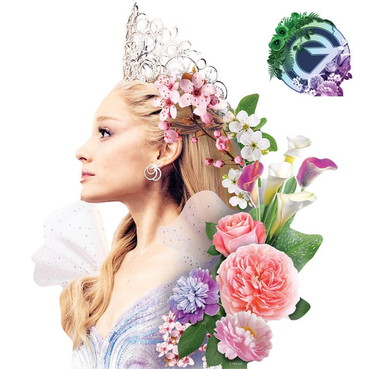 Wicked For Good Glinda Cardboard Cutout Decorations - Height 55cm