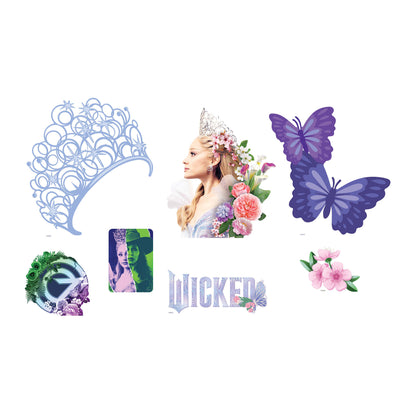 Wicked For Good Glinda Cardboard Cutout Decorations - Height 55cm