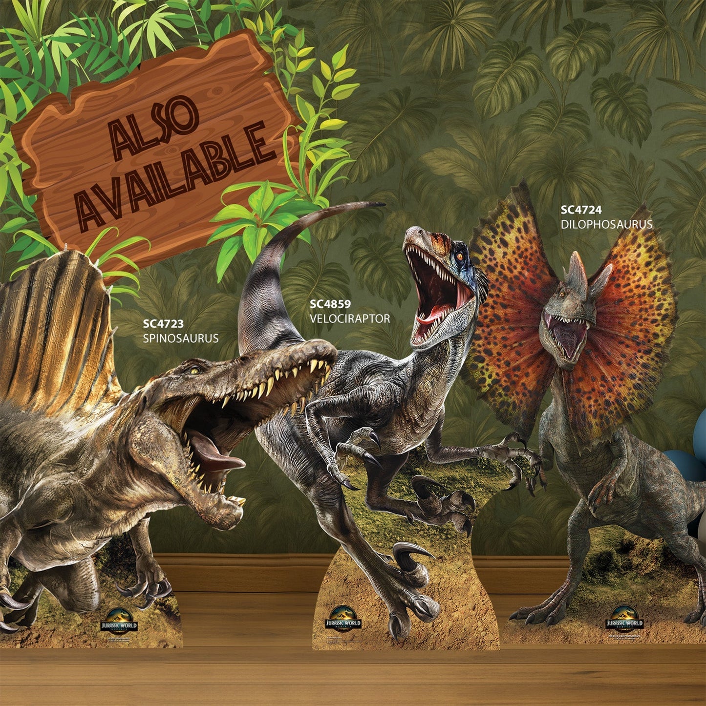 T Rex Cut Out Jurassic World Rebirth Cardboard Dinosaur Height 185cm