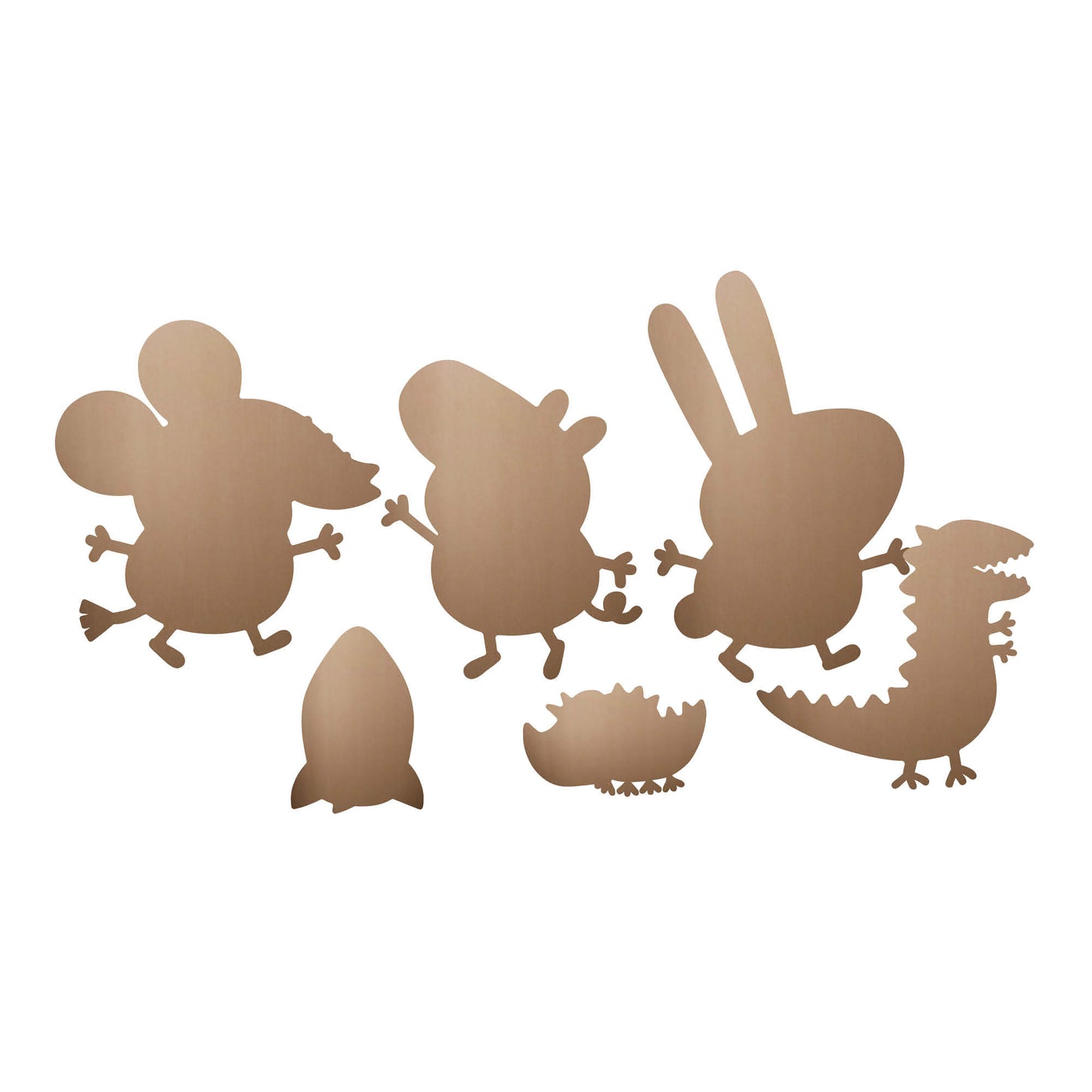 George Pig, Edward Elephant & Richard Rabbit Decoration Pack Height 34cm