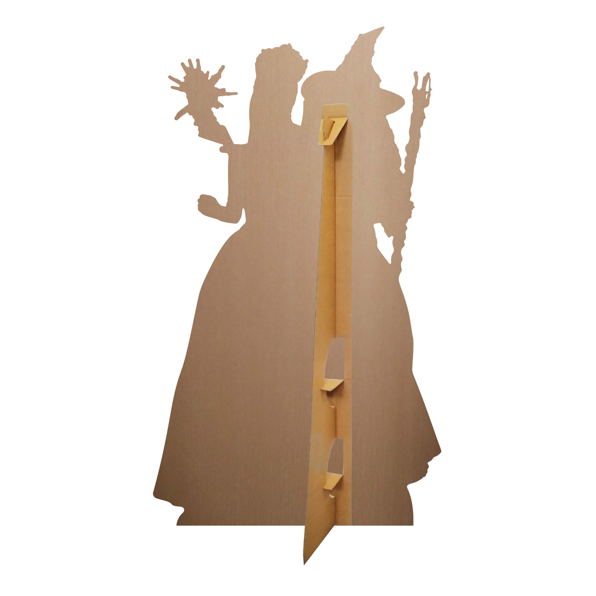 Wicked Glinda & Elphaba Double Cardboard Cut Out Height 159cm - Party Save Smile