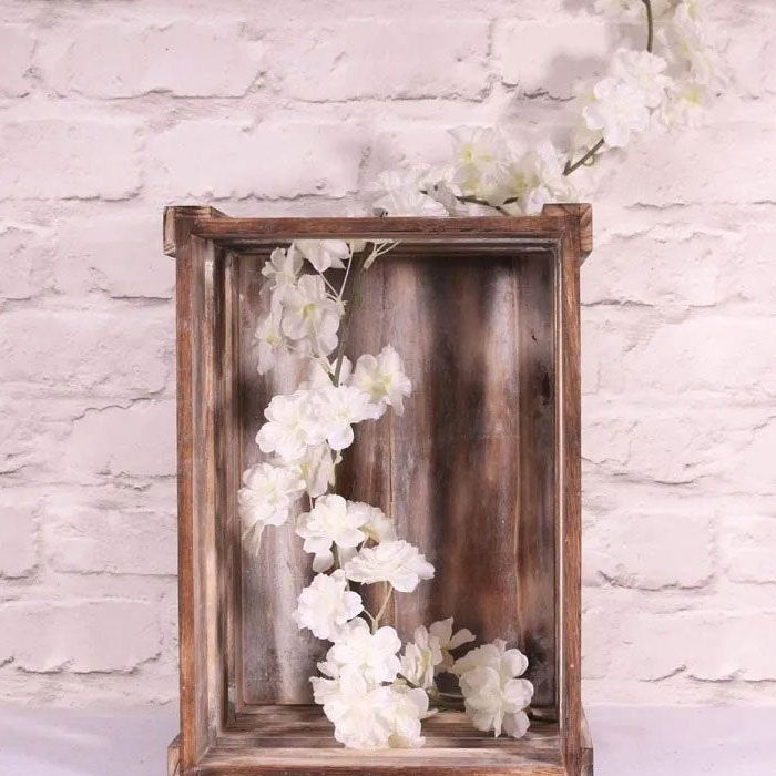 White Artificial Blossom Garland 2.1 Metres | Party Save Smile