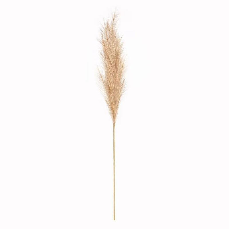 Artificial Pampas Grass 15 Heads: Fake Pampas Grass 50cm | Party Save Smile