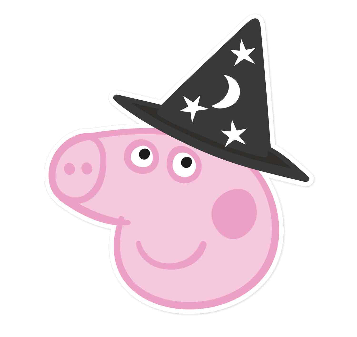 Peppa Pig Halloween Face Mask Cardboard (Single)
