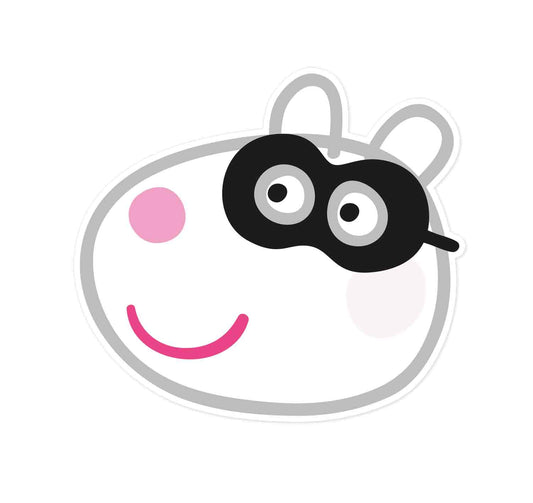 Suzie Sheep Halloween Face Mask Peppa Pig (Single)