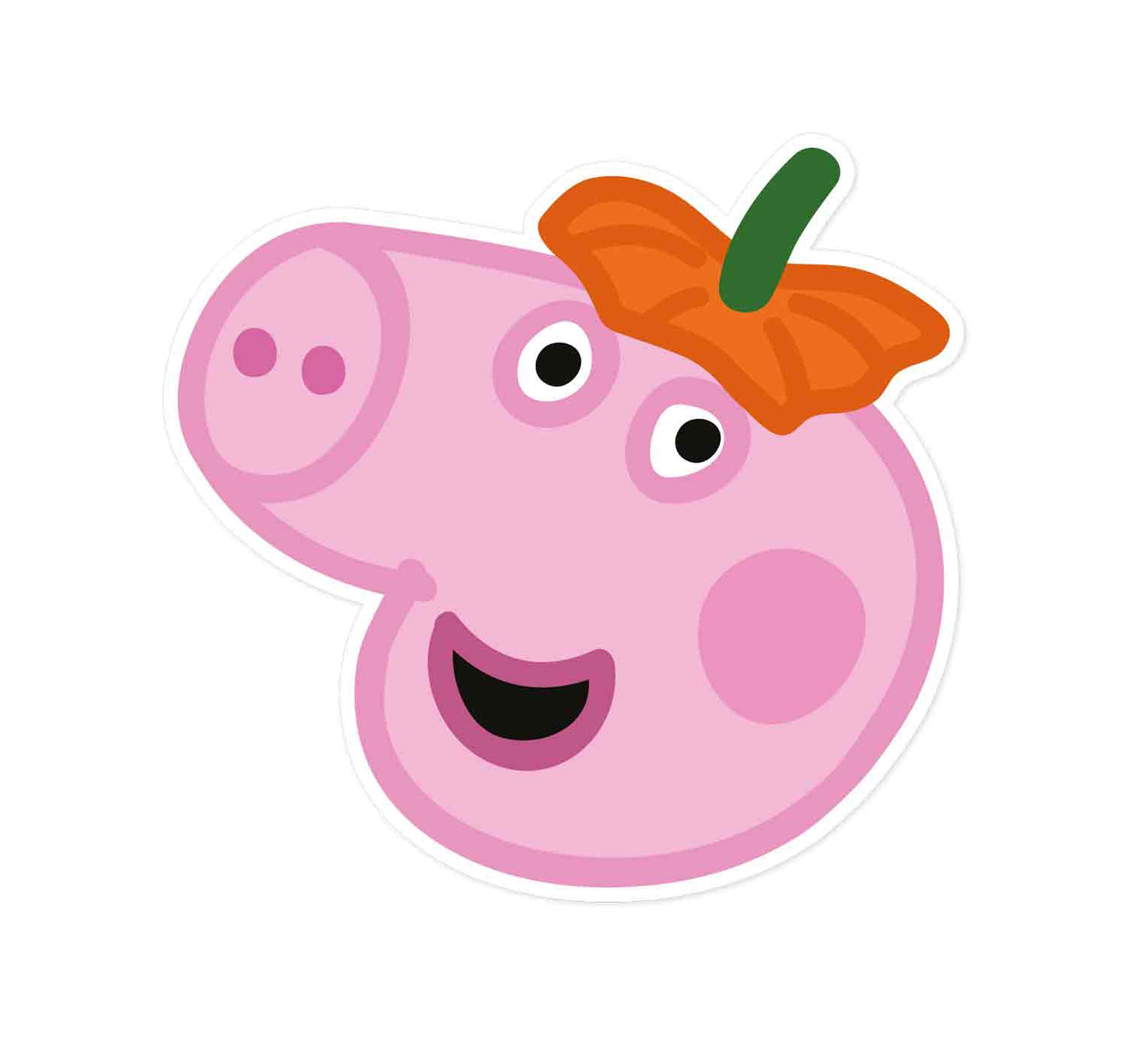 George Pig Halloween Face Mask Peppa Pig (Single)