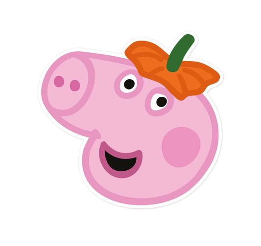 George Pig Halloween Face Mask Peppa Pig (Single)