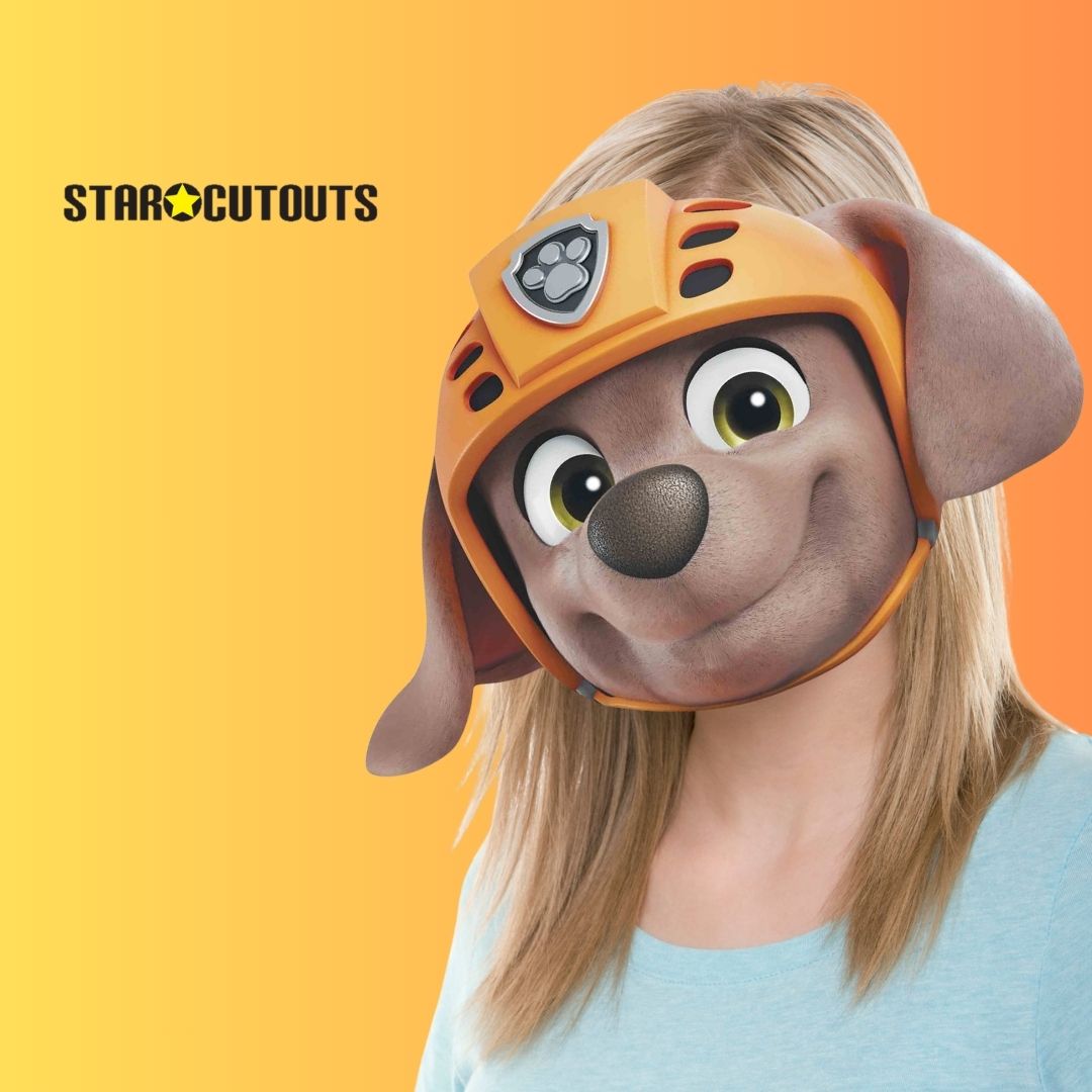 Zuma Face Mask Paw Patrol Cardboard Face Mask Height 30cm