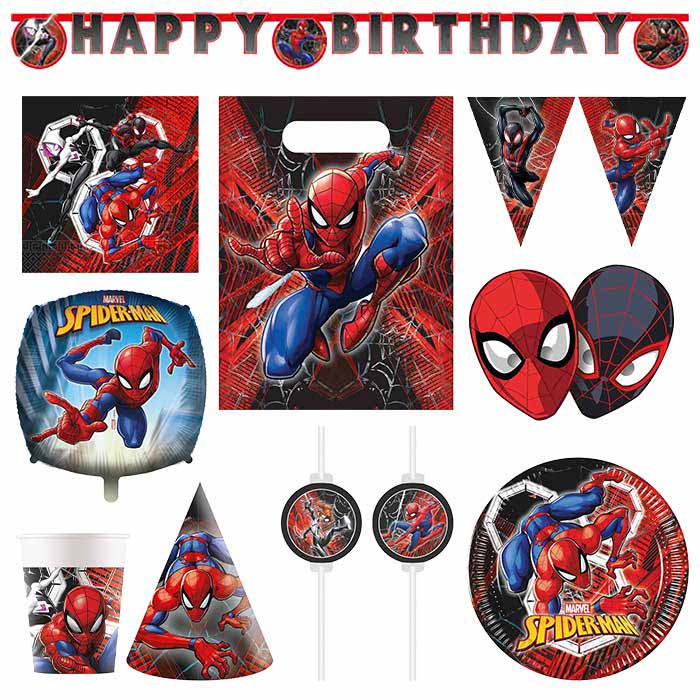 Spiderman Party Supplies, Decorations, Banners, Balloons and Party Bags