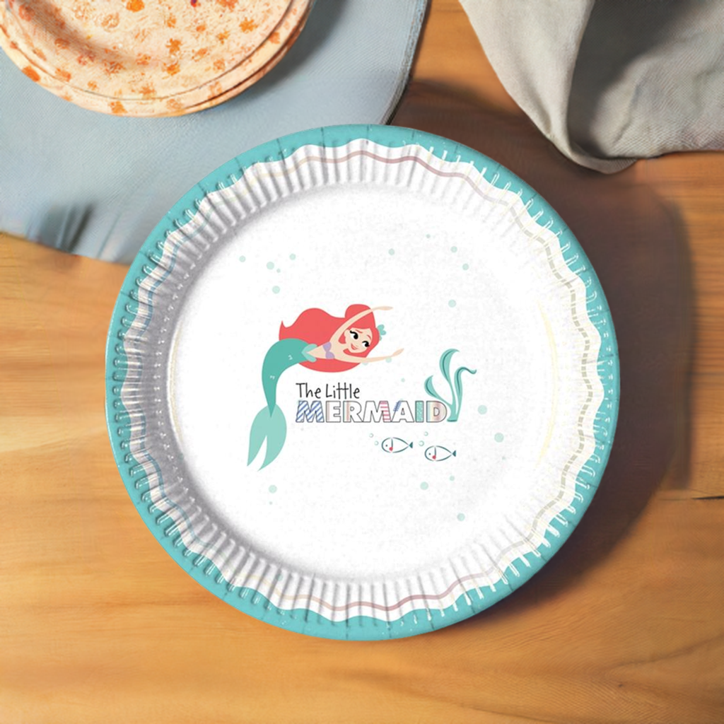 Ariel the Little Mermaid Paper Plates Pack of 8