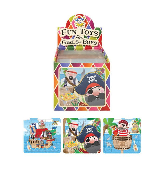 Blue Pirate Mini Jigsaw Puzzle Party Bag Fillers | Party Save Smile