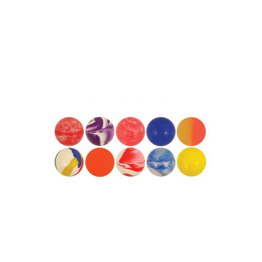 Rubber Bouncy Balls 25mm – 10 Pack