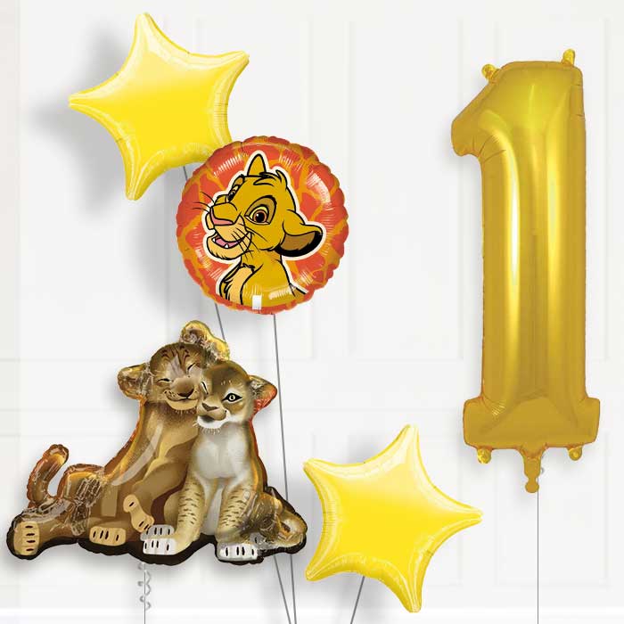 The Lion King Birthday Balloon Package Choose Age - 1st Birthday Balloon Package | Party Save Smile