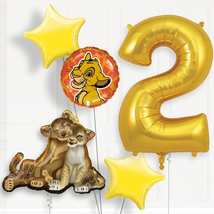 The Lion King Birthday Balloon Package Choose Age - 2nd Birthday Balloon Package | Party Save Smile