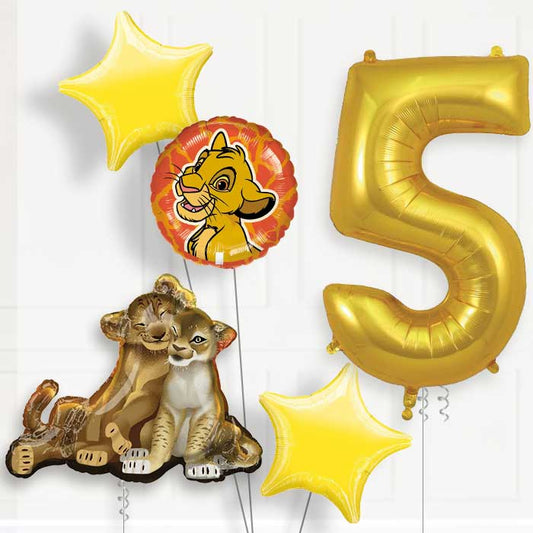 The Lion King Birthday Balloon Package Choose Your Number