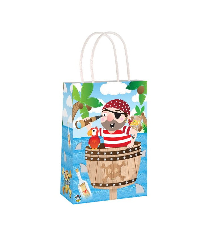 Boys Pirate Party Favour Paper Bags with Handles | Party Save Smile