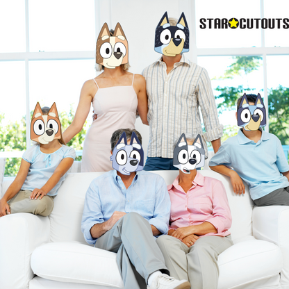 Bluey Bingo Face Mask - Single Card Face Mask