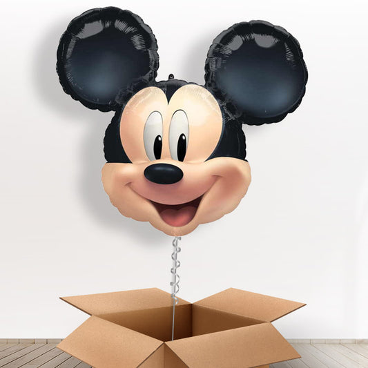 Mickey Mouse Giant Head Balloon in a Box Gift