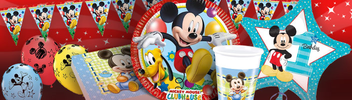 Mickey Mouse Rock the House Birthday Party Supplies Tableware Decorations
