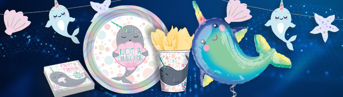 Narwhal Party Decorations, Narwhal Birthday Party
