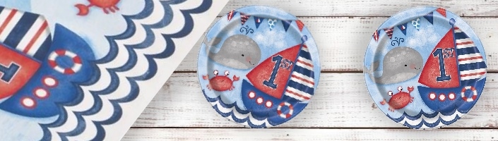 Nautical Boys Birthday Party Supplies