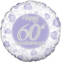 Diamond 60th Anniversary Glass Table Spinner 17.75 — The Full Color Company