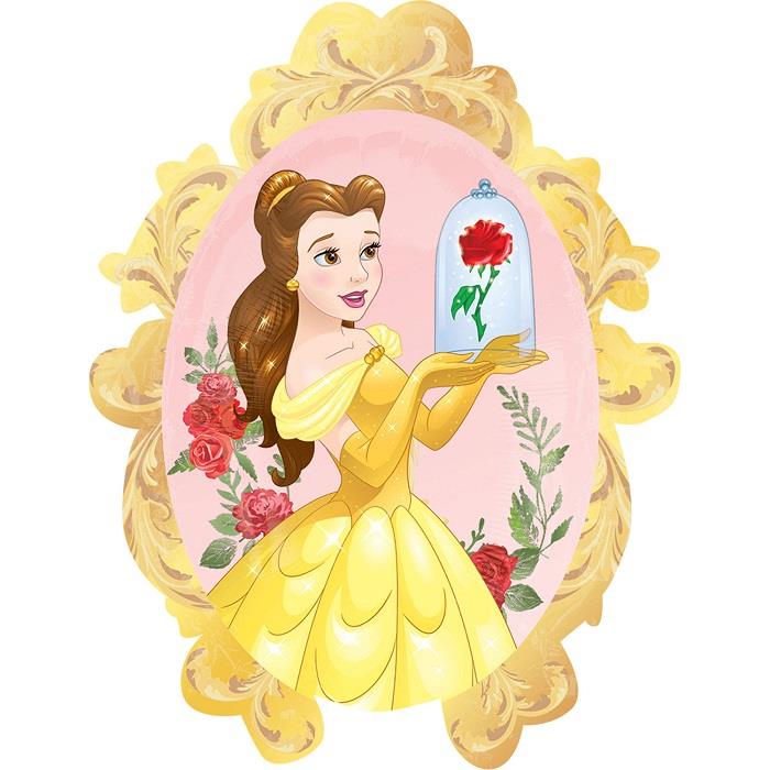 Disney Princess Belle | Beauty and the Beast Shaped Foil | Helium Balloon