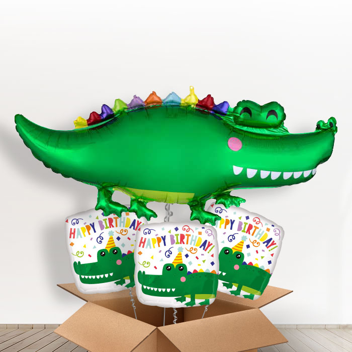 Birthday Party Decoration for Boys, Reptile Swamp, Birthday Backdrop,  Crocodile Balloons, Safari Jungle, Party Supplies