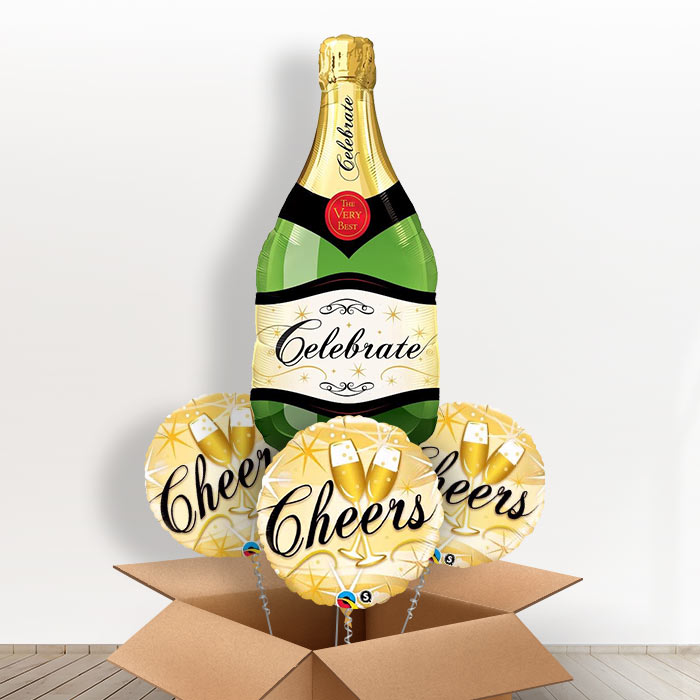 Celebrate Champagne Bottle Giant Shaped Balloon In A Box T Buy Online