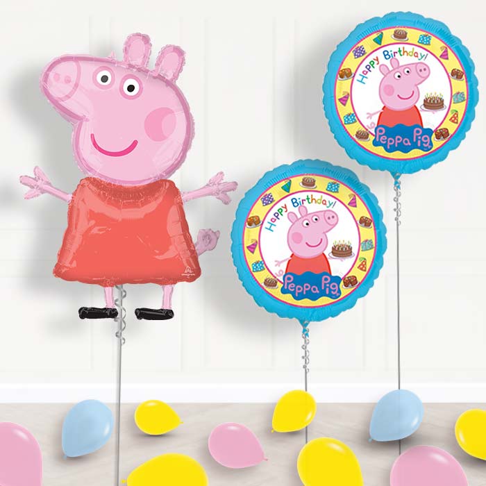 Large PEPPA PIG George Foil Balloons Children Birthday Party Decoration